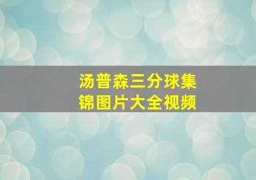 汤普森三分球集锦图片大全视频