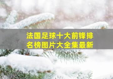 法国足球十大前锋排名榜图片大全集最新