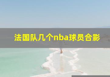 法国队几个nba球员合影