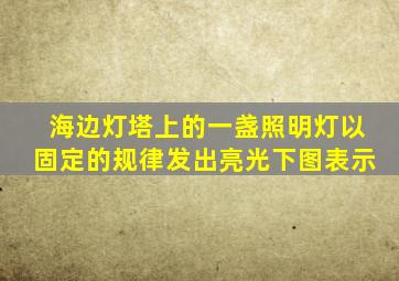 海边灯塔上的一盏照明灯以固定的规律发出亮光下图表示