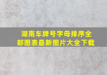 湖南车牌号字母排序全部图表最新图片大全下载