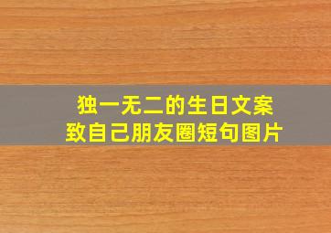 独一无二的生日文案致自己朋友圈短句图片