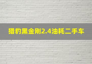 猎豹黑金刚2.4油耗二手车