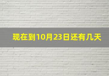 现在到10月23日还有几天