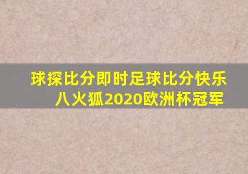 球探比分即时足球比分快乐八火狐2020欧洲杯冠军