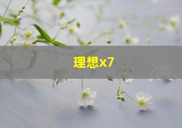 理想x7