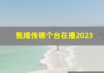 甄嬛传哪个台在播2023