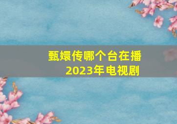 甄嬛传哪个台在播2023年电视剧