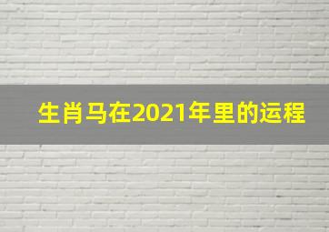 生肖马在2021年里的运程