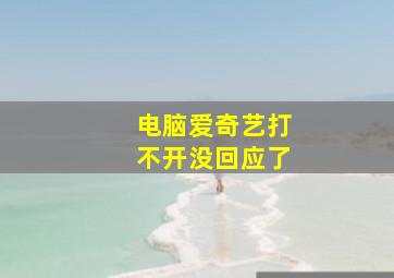 电脑爱奇艺打不开没回应了