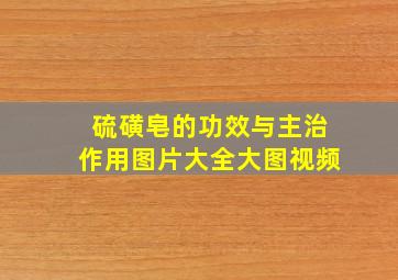 硫磺皂的功效与主治作用图片大全大图视频