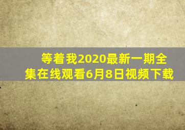 等着我2020最新一期全集在线观看6月8日视频下载