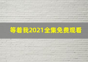 等着我2021全集免费观看