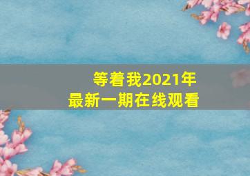 等着我2021年最新一期在线观看