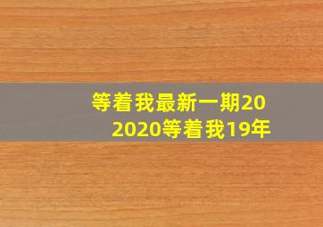 等着我最新一期202020等着我19年