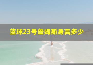 篮球23号詹姆斯身高多少