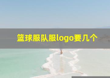 篮球服队服logo要几个