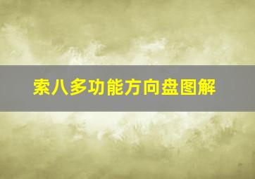 索八多功能方向盘图解