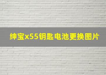 绅宝x55钥匙电池更换图片