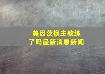 美因茨换主教练了吗最新消息新闻