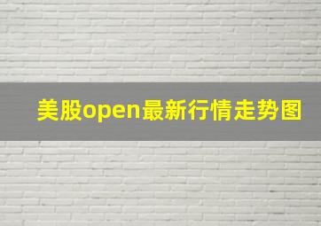 美股open最新行情走势图