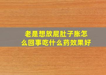 老是想放屁肚子胀怎么回事吃什么药效果好