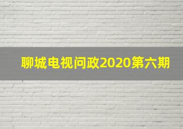 聊城电视问政2020第六期