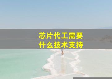 芯片代工需要什么技术支持