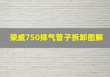 荣威750排气管子拆卸图解