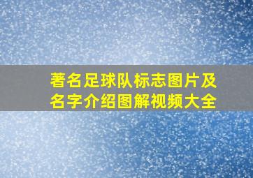 著名足球队标志图片及名字介绍图解视频大全