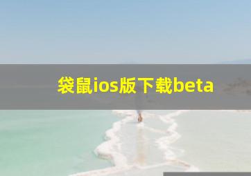 袋鼠ios版下载beta