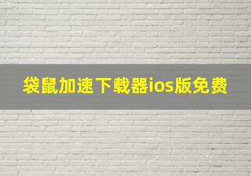 袋鼠加速下载器ios版免费