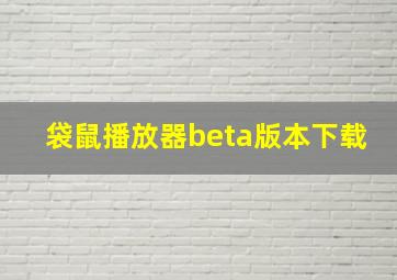 袋鼠播放器beta版本下载