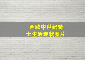 西欧中世纪骑士生活现状图片