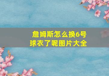 詹姆斯怎么换6号球衣了呢图片大全