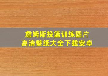 詹姆斯投篮训练图片高清壁纸大全下载安卓