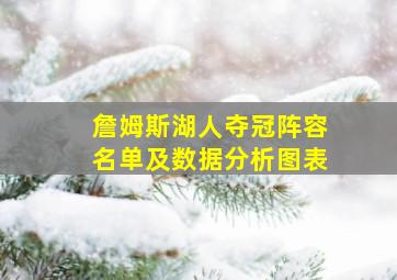 詹姆斯湖人夺冠阵容名单及数据分析图表