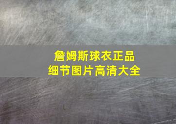 詹姆斯球衣正品细节图片高清大全