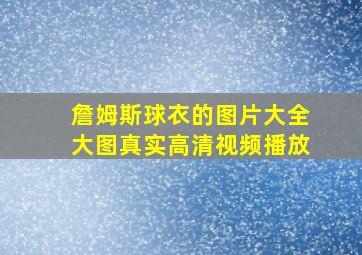 詹姆斯球衣的图片大全大图真实高清视频播放