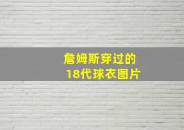 詹姆斯穿过的18代球衣图片