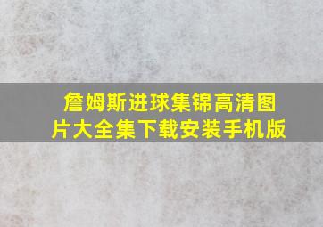 詹姆斯进球集锦高清图片大全集下载安装手机版