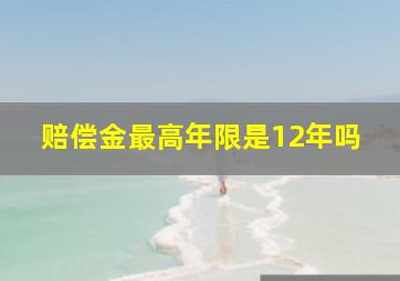 赔偿金最高年限是12年吗