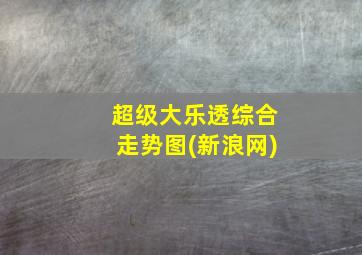 超级大乐透综合走势图(新浪网)