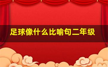 足球像什么比喻句二年级