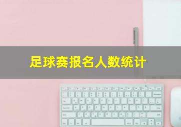 足球赛报名人数统计