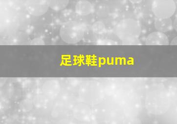 足球鞋puma