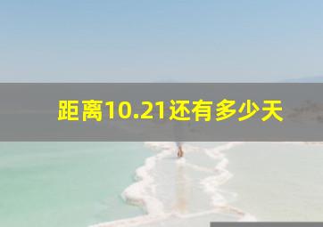 距离10.21还有多少天