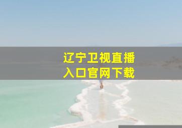 辽宁卫视直播入口官网下载