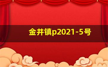 金井镇p2021-5号