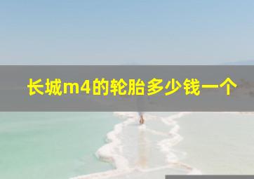 长城m4的轮胎多少钱一个